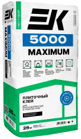 Плиточный клей для крупноформатных и тяжелых плит ЕК 5000 MAXIMUM