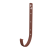 Металл ТН ПВХ Кронштейн желоба металлический, красный, шт.