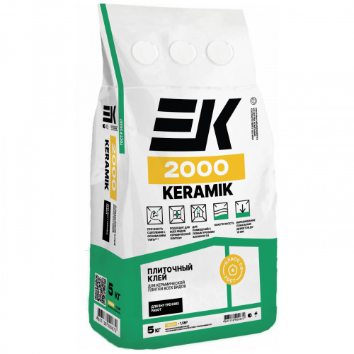 Клей для керамической плитки ЕК 2000 Keramik 5 кг