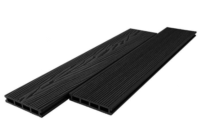 Террасная доска T-DECKS PREMIUM 3D OPTIMA CLASSIC, БРАШИНГ (графит)