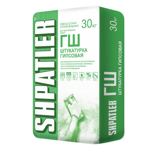 Штукатурка гипсовая Шпатлер ГШ 30 кг