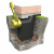 Профилированная мембрана TerraFix 400 2*20м (40м2) Профилированная мембрана TerraFix 400 2*20м (40м2)