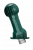 Готовый комплект Gervent, изолированный, кровли фальцевые и гибкие черепицы, 125/160 мм, зеленый